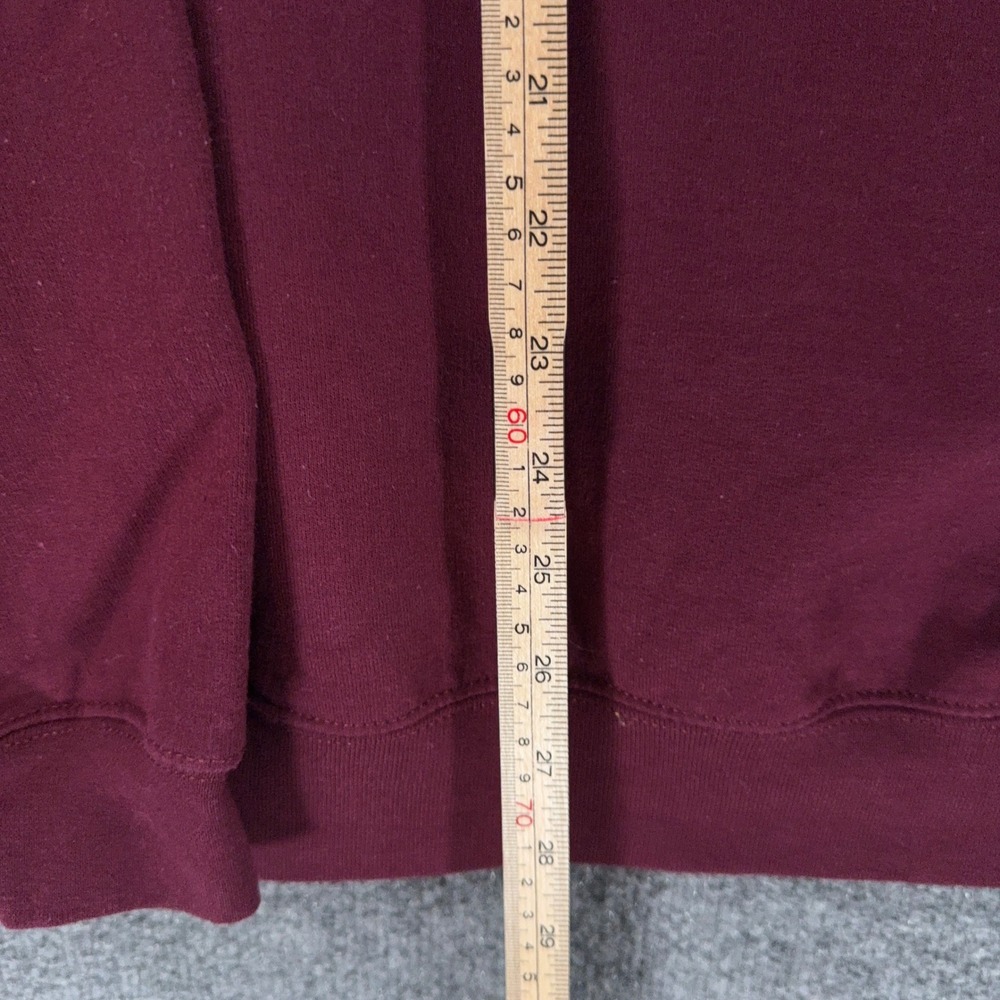 Lonely Ghost Sweatshirt Womens Large Maroon I Love You Say It Back Graphic Crew - Picture 5 of 8
